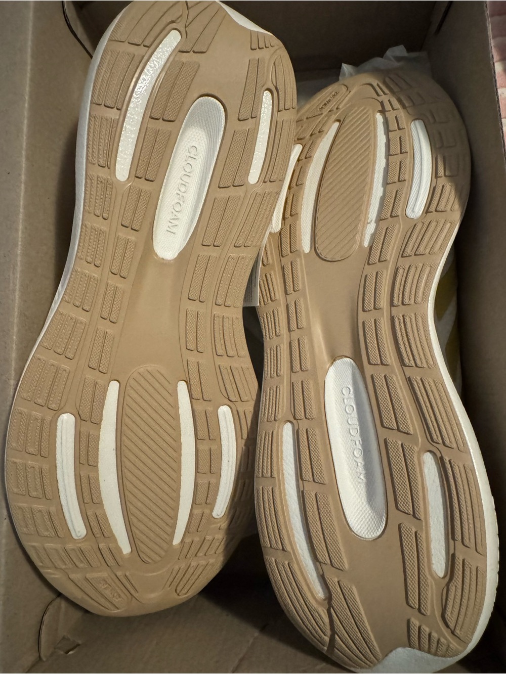 NWT ADIDAS RunFalcon 3.0 W Women's Athletic Sneakers with Leopard Detail- Size 8 - Picture 3 of 7